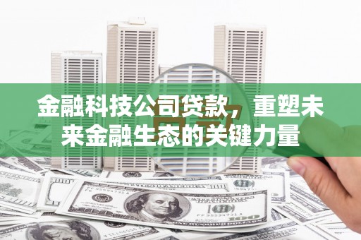 德昌金融科技公司贷款，重塑未来金融生态的关键力量