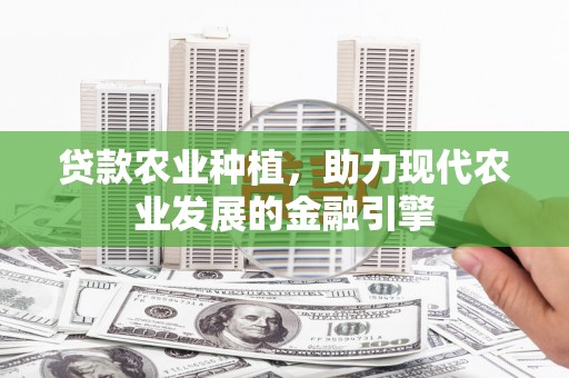 德昌贷款农业种植，助力现代农业发展的金融引擎