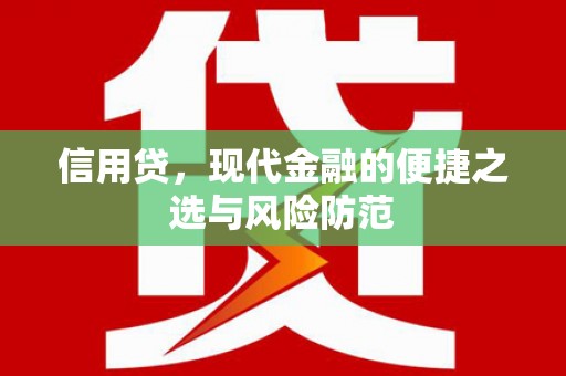 德昌信用贷，现代金融的便捷之选与风险防范